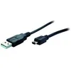Image de Câble USB - SHIVERPEAKS - BASIC-S - USB 2.0 - USB-A mâle / Mini USB-B 5 broches - 2 m