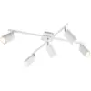Image de Plafonnier led, 5xgu10, max. 35w, blanc, réglable - trio - marley