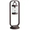 Image de Borne jardin - TRIO - Sambesi - Design avec détecteur de nuit - Métal - Hauteur 60 cm