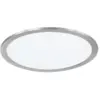 Image de Plafonnier led avec variation de couleur, 15,5w, 3000-5500k, 1780 lm, nickel mat - trio - griffin