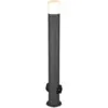 Image de Potelet 1xe27, max. 28w, ip44, blancanthracite, avec prise extérieure - trio - hoosic