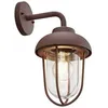 Image de Lampe dextérieur TRIO Duero 33cm couleur rouille en aluminium et verre