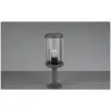 Image de Potelet extérieur (tête de pilier) anthracite culot e27 - trio - tanaro