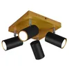 Image de Clusters de spots de plafond - Trio - Marley II - 4 lumières - Noir mat - Métal