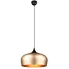 Image de Trio chiron plafonnier suspendu dôme moderne 45 cm en laiton mat