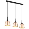 Image de Plafonnier suspendu - Trio - Chiron - 3 lumières - Laiton mat - Design contemporain