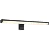 Image de Applique Salle de Bain - Trio Lino - 40cm - Noir Mat - LED Intégrée - IP44