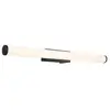 Image de Trio mattimo applique salle de bain moderne 60cm noir mat 3000k ip44