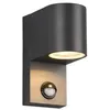 Image de Trio Roya Applique dextérieur ronde moderne Anthracite IP44 avec PIR