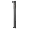 Image de Potelet dextérieur 1xGU10 max. 35W IP44 Fonte dAluminium Blanc - Trio - Roya