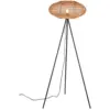 Image de Lampadaire e27 max. 40w en sisal naturel et métal noir mat - trio - hedda