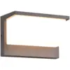 Image de Applique murale extérieure led 13w, 1300lm, 3000k, ip54, anthracite - trio - nestos