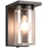 Image de Applique murale extérieur ip44 1xe27 max 40w noire mat - trio - ardila