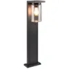 Image de Potelet extérieur 1xe27, max. 40w, ip44, détecteur crépusculaire, noir mat - trio - ardila