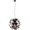 Image de Suspension design 6xe14 max 40w noir et chrome - trio - discalgo