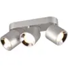 Image de Plafonnier 3xgu10 max 10w métal nickel mat - trio - guayana