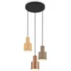 Image de Suspension 3xe27, max. 40w, multicolore - 37 cm - trio - agudo