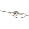 Image de Plafonnier led dimmable avec télécommande 54w 6300lm chrome et blanc - trio - montilla