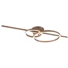 Image de Plafonnier LED 54W - 6300lm 2700/6000K - Variateur - Télécommande - Café - Trio - Montilla