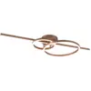 Image de Plafonnier led 54w - 6300lm, 27006000k - variateur - télécommande - café - trio - montilla