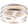 Image de Plafonnier led 58w aluminium brossé 3000k 6800lm - trio - marnie