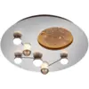 Image de Plafonnier led 42w 230030004000k 5100lm ø50 cm aluminium brossé - trio - zodiac