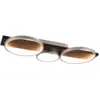 Image de Plafonnier led, 33w, titane et bois naturel - variateur 3 niveaux - trio - medera