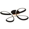 Image de Plafonnier led, 22w, 2600lm, 3000k - variateur 3 niveaux - noir mat - trio - fly
