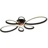 Image de Plafonnier led smd 32w 3000k noir mat, variateur switch intégré - trio - fly