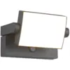 Image de Applique extérieure led 10w, 1000lm, 3000k, anthracite, détecteur de mouvement - trio - kansas