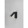 Image de Lampe de tête de lit led noire ambala 5,5 w 500 lm cct 2300 + 300 + 4000 k