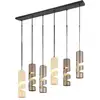 Image de Suspension stream 6x3w gu10 multicolore