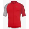 Image de Maillot manche courte GOREWEAR C5 Optiline rouge blanc - S