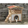 Image de Maisonnette pour chat - KERBL - Tyrol Alpin - Bois - 93x55x76cm - Imperméable