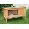 Image de Clapier dextérieur - KERBL - FRED - 100x45x62 cm - Bois - Abri sécurisé pour rongeurs