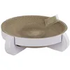 Image de KERBL - Corbeille griffoir Platinum 35x35x10cm avec Catnip blanc