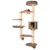 Image de Arbre a chats mural kerbl dolomit xl tofana h185 cm gris KER4018653927700