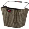 Image de Panier avant KLICKFIX Structura en bronze pour vélo sur route adulte
