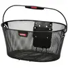 Image de Panier vélo Klickfix Ovalkorb en acier noir (16L) (vendu sans fixatio