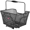 Image de Panier de vélo UNIX Reano - Topklip noir - Pour porte-bagages arrière - 10 kg de charge