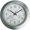 Image de Horloge murale radio-pilotée avec thermo/hygromèt 