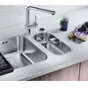 Image de Mitigeur linus avec douchette - BLANCO - 512402 - Gris - Pivotant - Métal - Chromé