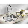 Image de Évier à intégrer sous plan BLANCO SUPRA 400-U INOX - 1 bac - Vidage 90mm - Finition brossée
