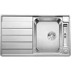 Image de Blanco Axis Iii - Évier - Inox - 1 Cuve - Réversible - Vidage Auto - Siphon