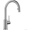 Image de Mitigeur cuisine - BLANCO - CANDOR-S - Inox brossé - Douchette extractible - Cartouche céramique
