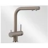 Image de Mitigeur BLANCO FONTAS II TARTUFO - bec pivotant - inox texturé - pour évier