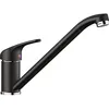 Image de Robinet dévier de cuisine en granit BLANCO 526152 DARAS - Bec fixe DARA - Noir - Pivotant - Monotrou