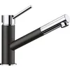 Image de Mitigeur Cuisine, Bec Droit Orientable 120ø, Douchette Extractible, Blanco Kano-s