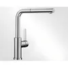 Image de Mitigeur - BLANCO - LANORA-S-F - Inox brossé - Douchette extractible - Économie deau