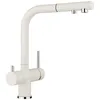 Image de Mitigeur dévier - BLANCO - Fontas S II - Bec extractible - Fonction filtrante - Blanc doux